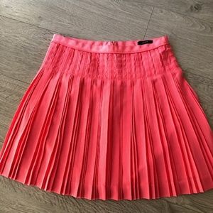 Pink J.Crew Pleated Skirt